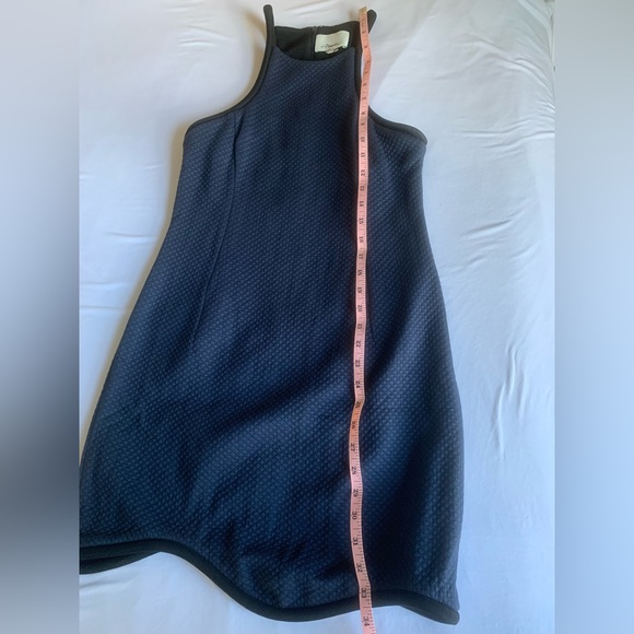 Phillip Lim Satin-Piped Scalloped Sheath Dress, navy and black - Picture 8 of 10